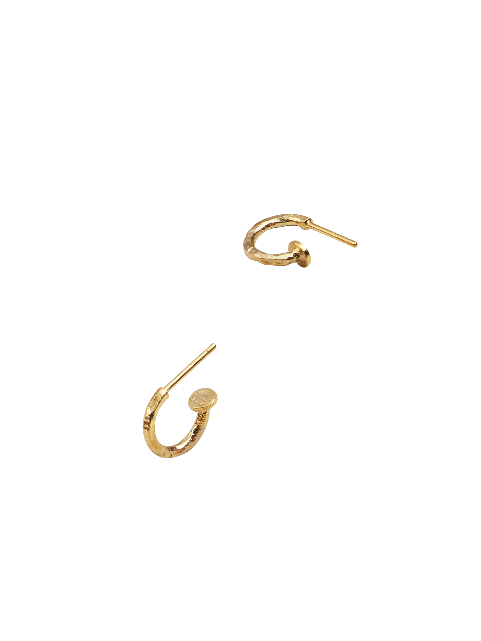 Ringo creol earrings in 18k yellow gold